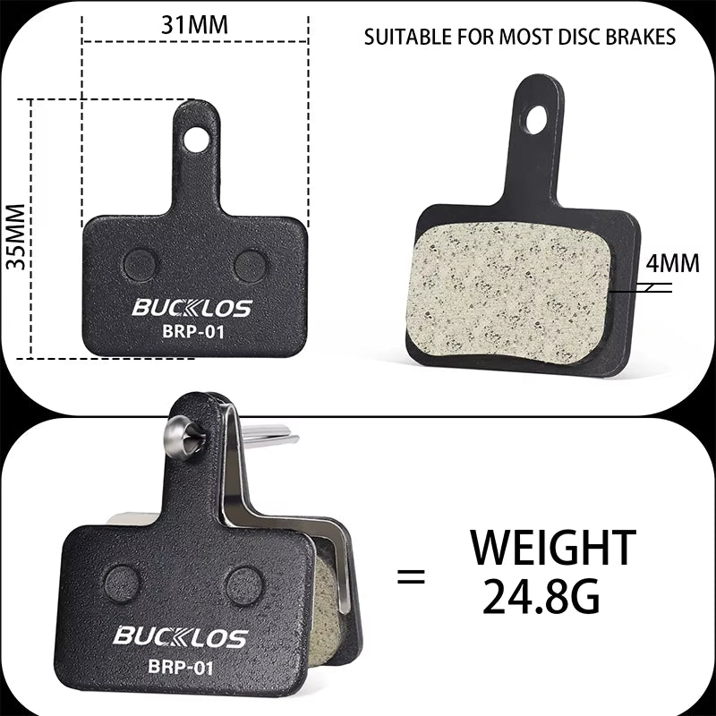 Resin Disc Brake Pad for SHIMANO B01S Wear-Resistant Hydraulic Brake Pads MTB Brake Pads for B03S B05S Cycling Parts
